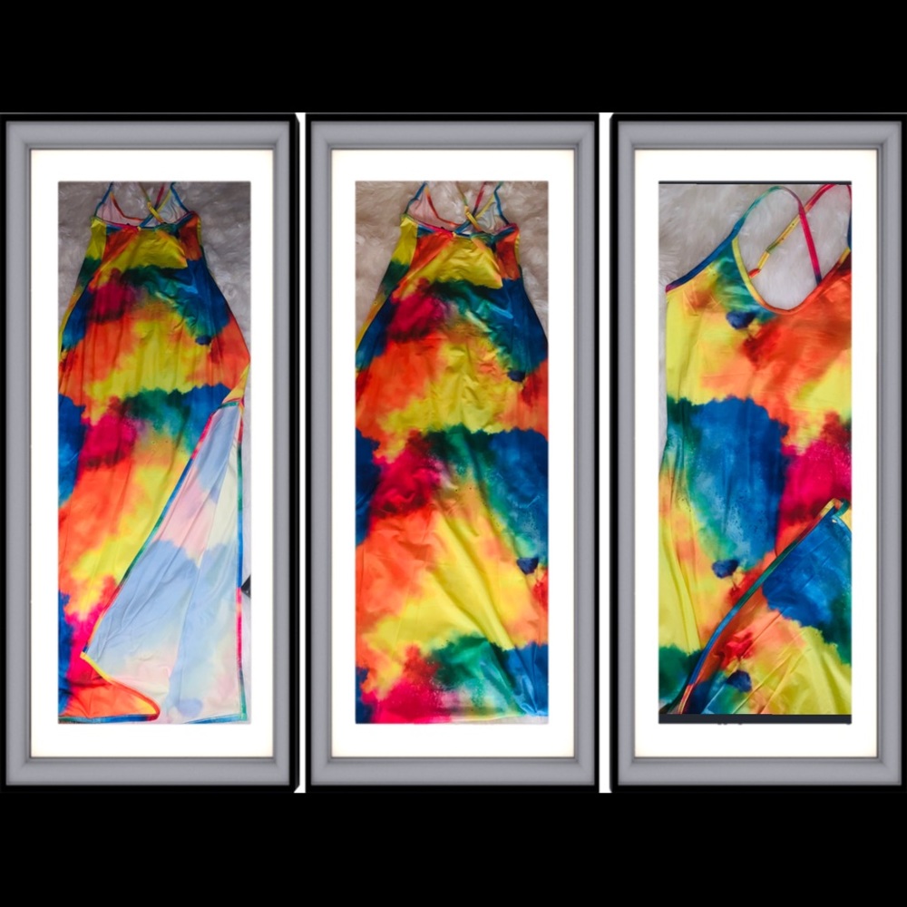 Tie dye Maxi dress